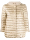 Herno Puffer Jacket In Neutrals