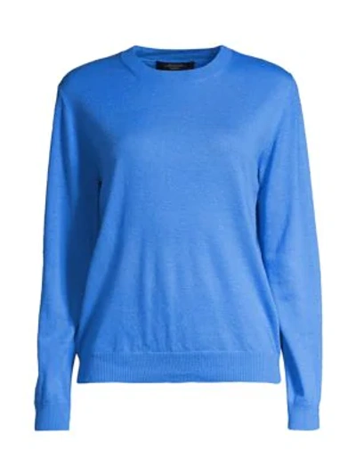 Weekend Max Mara Women's Bobbio Wool & Cashmere Sweater In Cornflower Blue