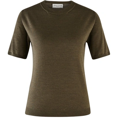 Officine Generale Laura Top In Olive