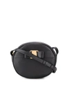 Ferragamo Vara Bow Cross-body Bag In Black
