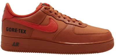 Pre-owned Nike  Air Force One Low Gore-tex Burnt Orange In Brown/burnt Orange
