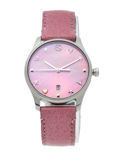 Gucci Wrist Watch In Pink