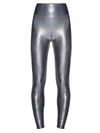 Heroine Sport Marvel Metallic High Waist Leggings In Platinum