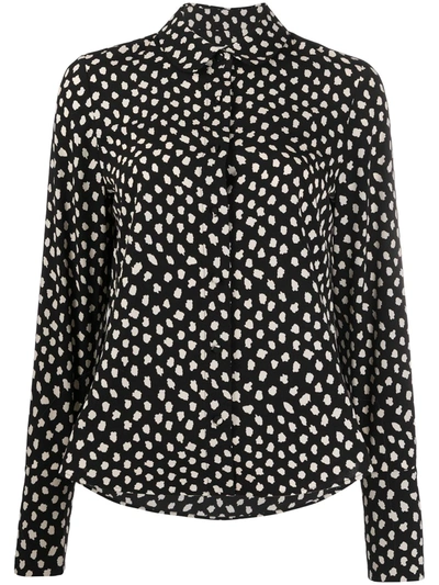 Essentiel Antwerp Antwerp Van Shirt - Black Polka Dot