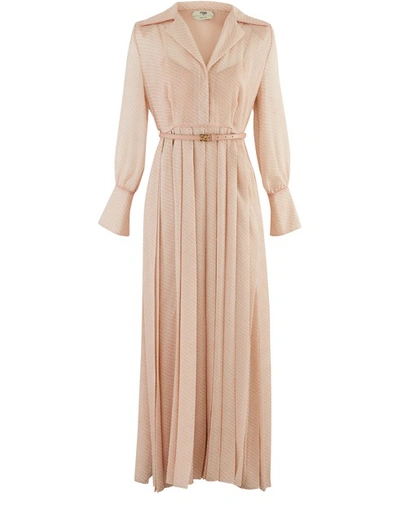 Fendi Abito Long Dress In Rococo