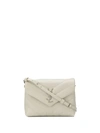 Saint Laurent Monogram Pouch Shoulder Bag In Neutrals