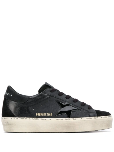 Golden Goose Star Basketball Low-top Trainers In Black