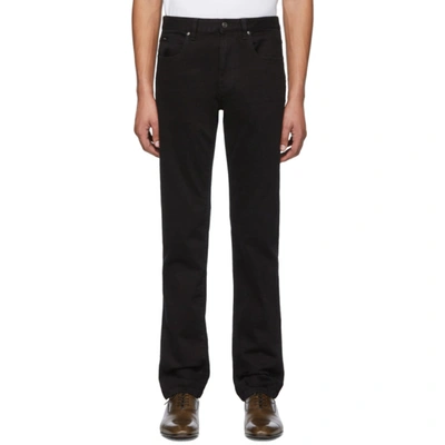 Z Zegna Mid-rise Slim-leg Jeans In K09 Black