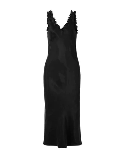 Tibi Midi Dresses In Black