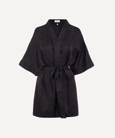 Liberty London Hera Silk Jacquard Short Kimono