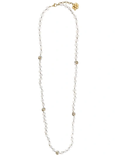 Gucci Long Beaded Necklace In Gold