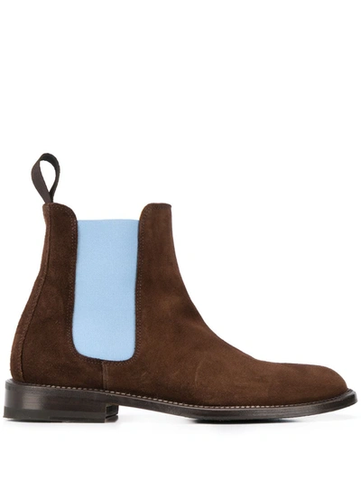 Scarosso Lala Ankle Boots In Brown