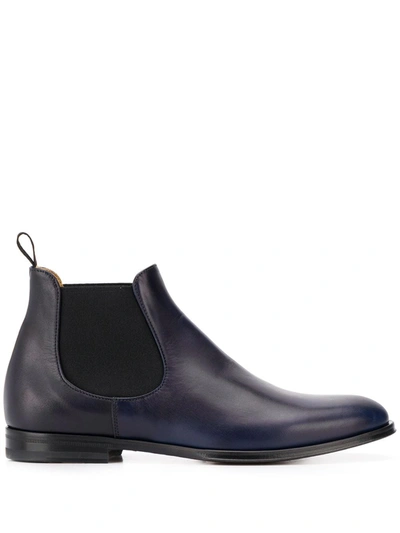 Scarosso Charline Chelsea Boots In Blue
