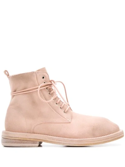 Marsèll Distressed Ankle Boots In Pink