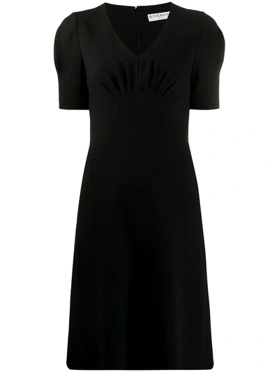 Givenchy Ruched Waist Dress In Black