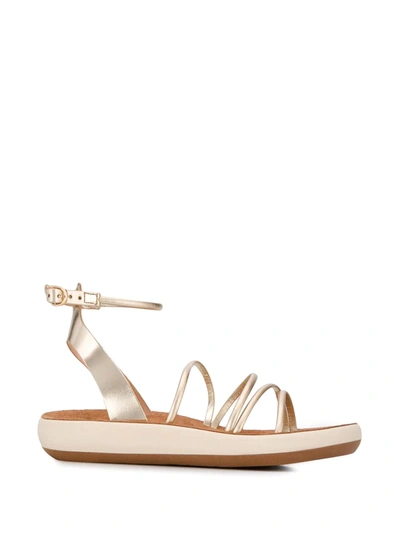 Ancient Greek Sandals Euphemia Strappy Sandals In Gold