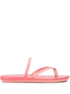 Ancient Greek Sandals Strappy Flip Flops In Pink