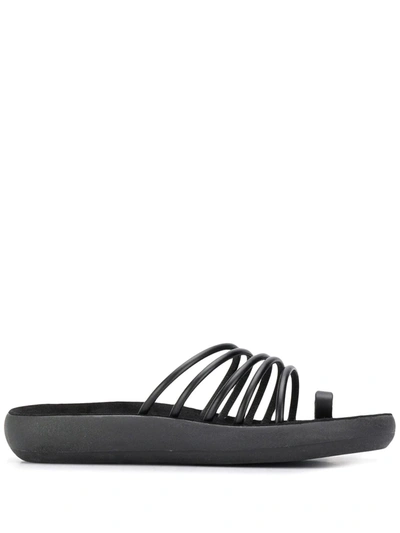 Ancient Greek Sandals Hypatia Strappy Sandals In Black