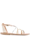 Ancient Greek Sandals Melovia Strappy Sandals In Gold