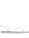 Ancient Greek Sandals Eleftheria Glitter Sandals In Clear