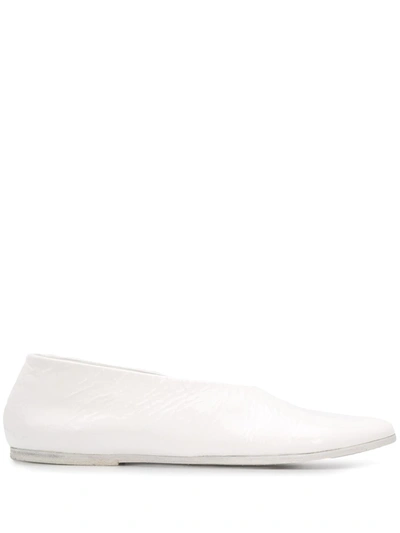 Marsèll Slip-on Ballerinas In White