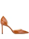 Jimmy Choo Esther 85mm Pumps In Brown
