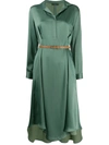 Fabiana Filippi Midi Shirt Dress In Green