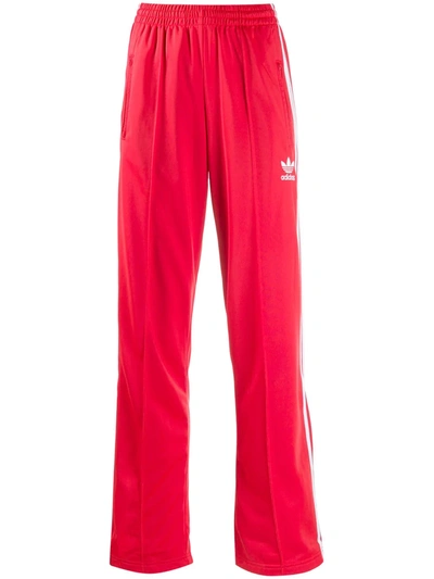 Adidas Originals Firebird Track Trousers In Red