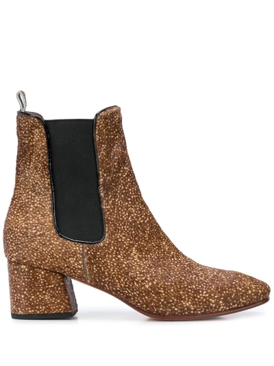 No.6 Bristol Ankle Boots In Brown