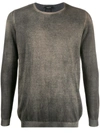 Avant Toi Relaxed Fit Jumper In Grey