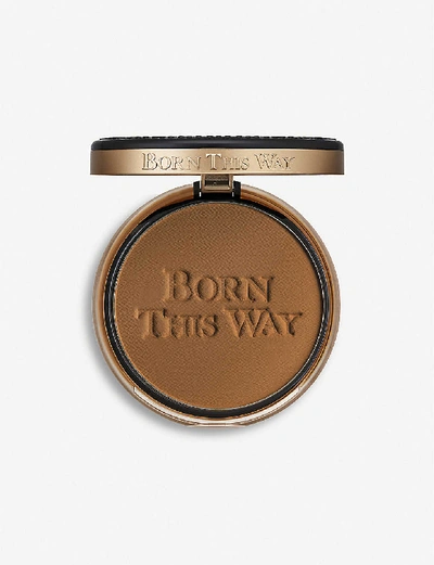 Too Faced Born This Way Multi-use Powder Foundation 10g In Toffee (brown)