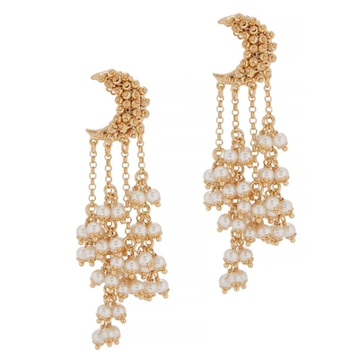 Soru Jewellery Lunissima 24kt Gold Vermeil Drop Earrings In Pearl