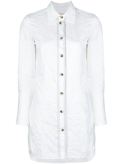 Khaite Lemay White Cotton-blend Shirt