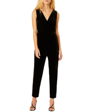 french connection velvet jumpsuit