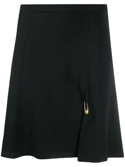 Versace Medusa Pin Skirt Black