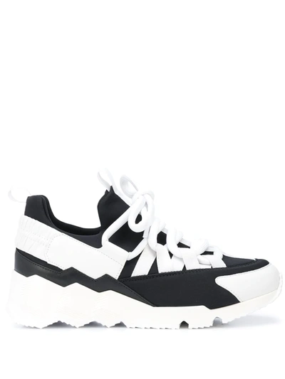Pierre Hardy Trek Comet Sneakers Black & White