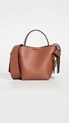 Acne Studios Musubi Micro Bag In Almond Brown