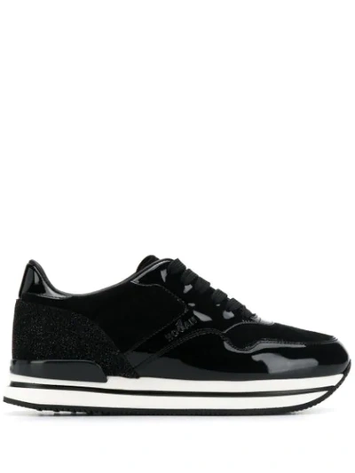 Hogan H222 Sneakers In Black