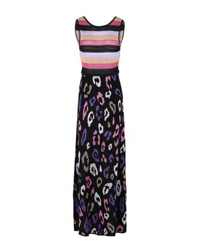 Just Cavalli Long Dresses In Black