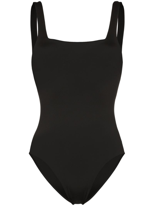 Bondi Born Margot Square Neck Swimsuit In Black | ModeSens