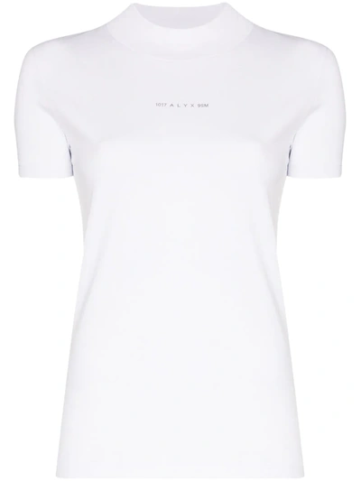 Alyx Babydoll Logo-print T-shirt In White