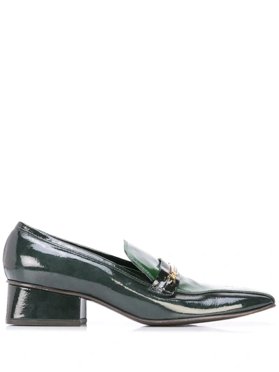 Marc Jacobs Uptown Loafers In Green