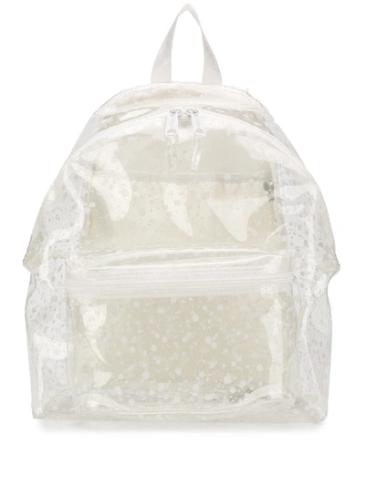 Eastpak Paint Splatter Backpack In White
