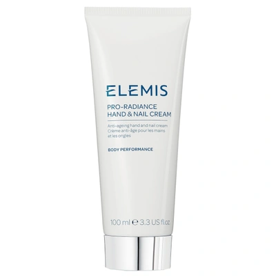 Elemis Pro-radiance Anti-aging Hand & Nail Cream, 3.3 oz In Beige,purple,white