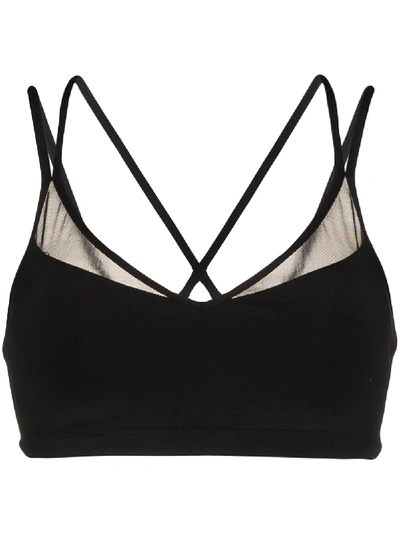 Nimble Activewear Strappy Bralette Sports Bra In Black