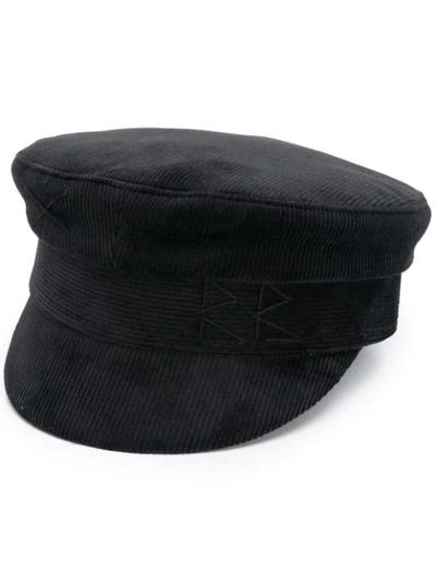 Ruslan Baginskiy Baker Boy Cap In Black