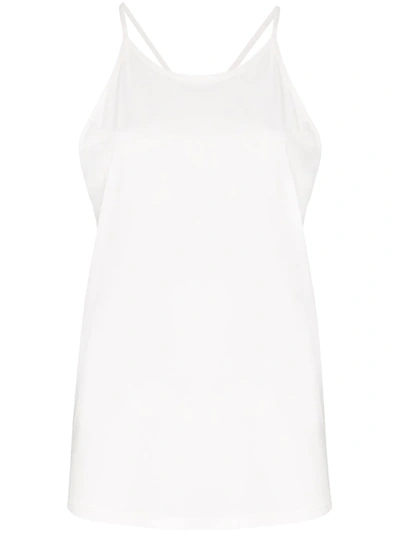 Nimble Activewear Racer Back Tank Top In White