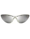 Gucci Cat-eye Mask Sunglasses In Silver