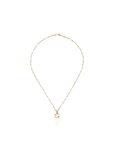 Gucci 18kt Yellow Gold Gg Pendant Necklace
