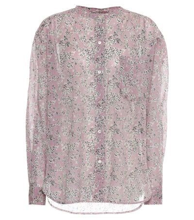 Isabel Marant Étoile Mexika Floral Cotton Shirt In Pink